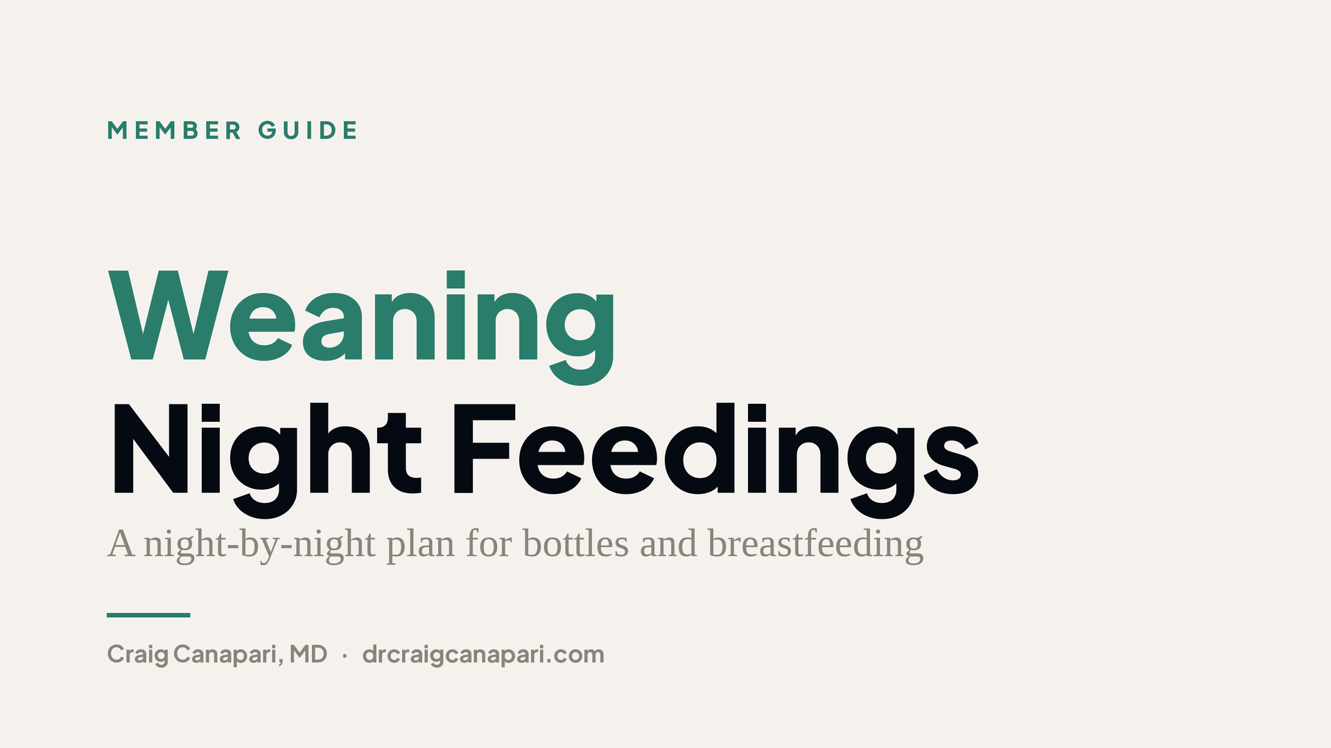 How to Wean Night Feedings: Bottles and Breastfeeding