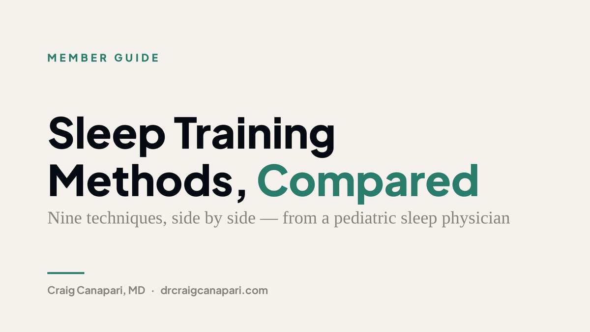 Sleep Training Techniques Compared: Which One Fits Your Child?