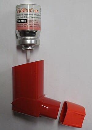 Fluticasone metered dose inhaler