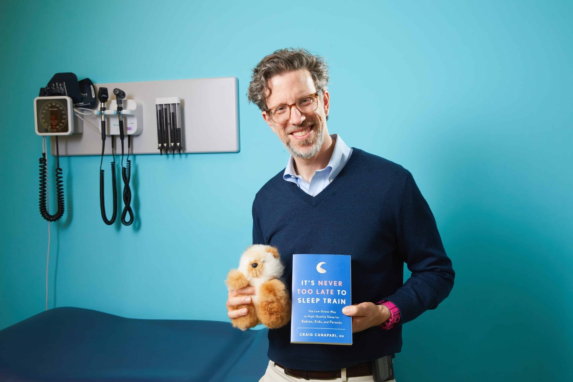 Craig Canapari MD and his book, It's Never Too Late to Sleep Train